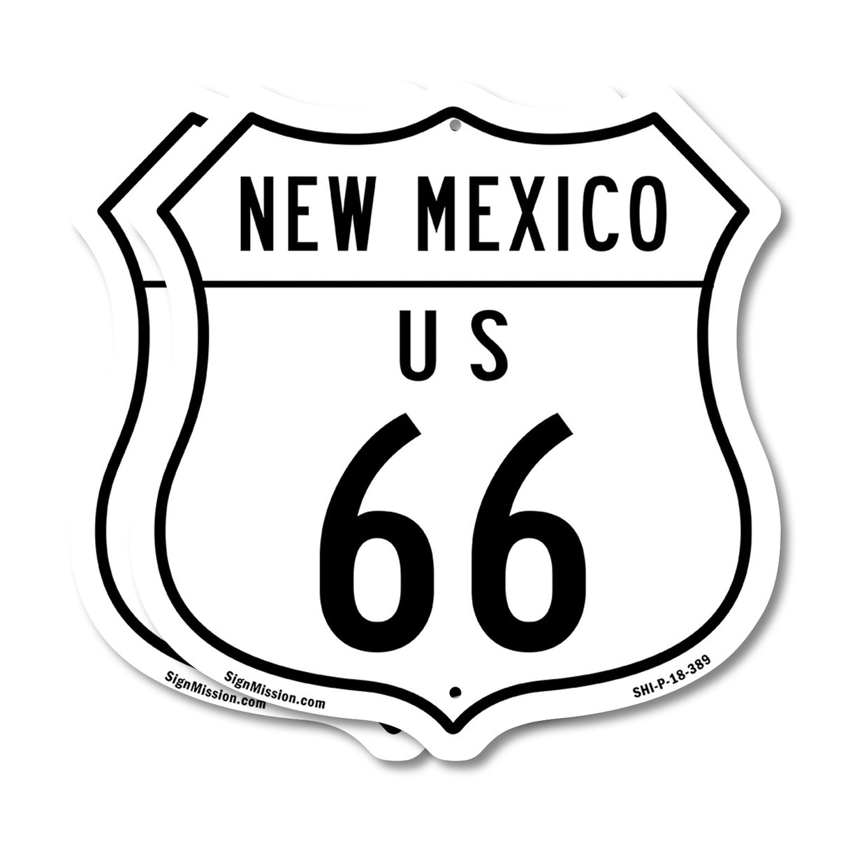 New Mexico Route Marker Shield Sign Us 66