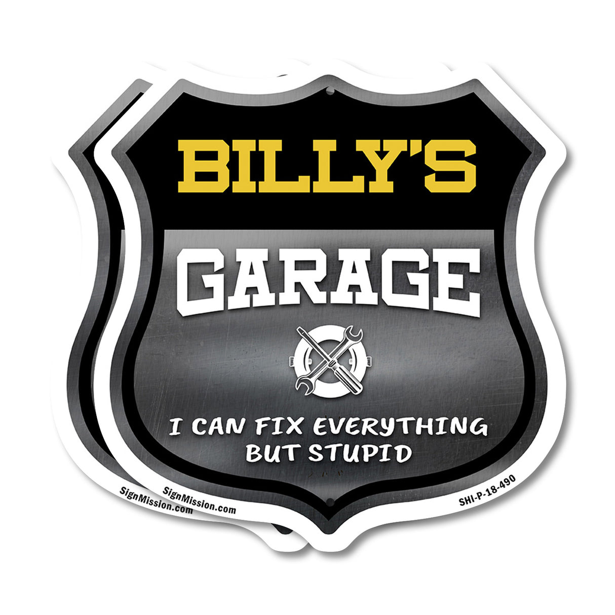 Billy's Garage I Can Fix Everything But Stupid