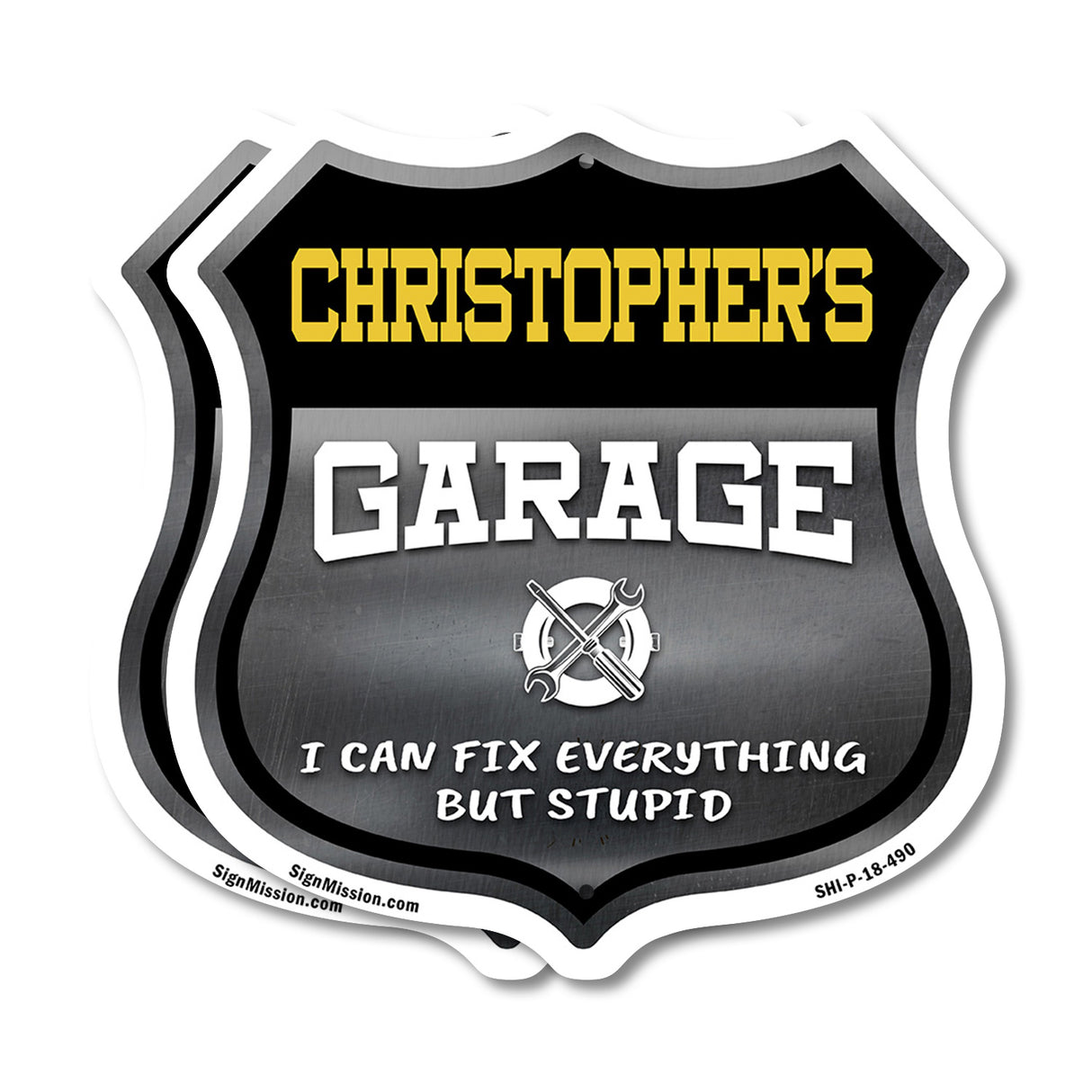 Christopher's Garage I Can Fix Everything But Stupid