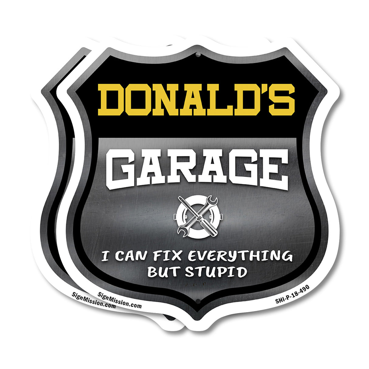 Donald's Garage I Can Fix Everything But Stupid