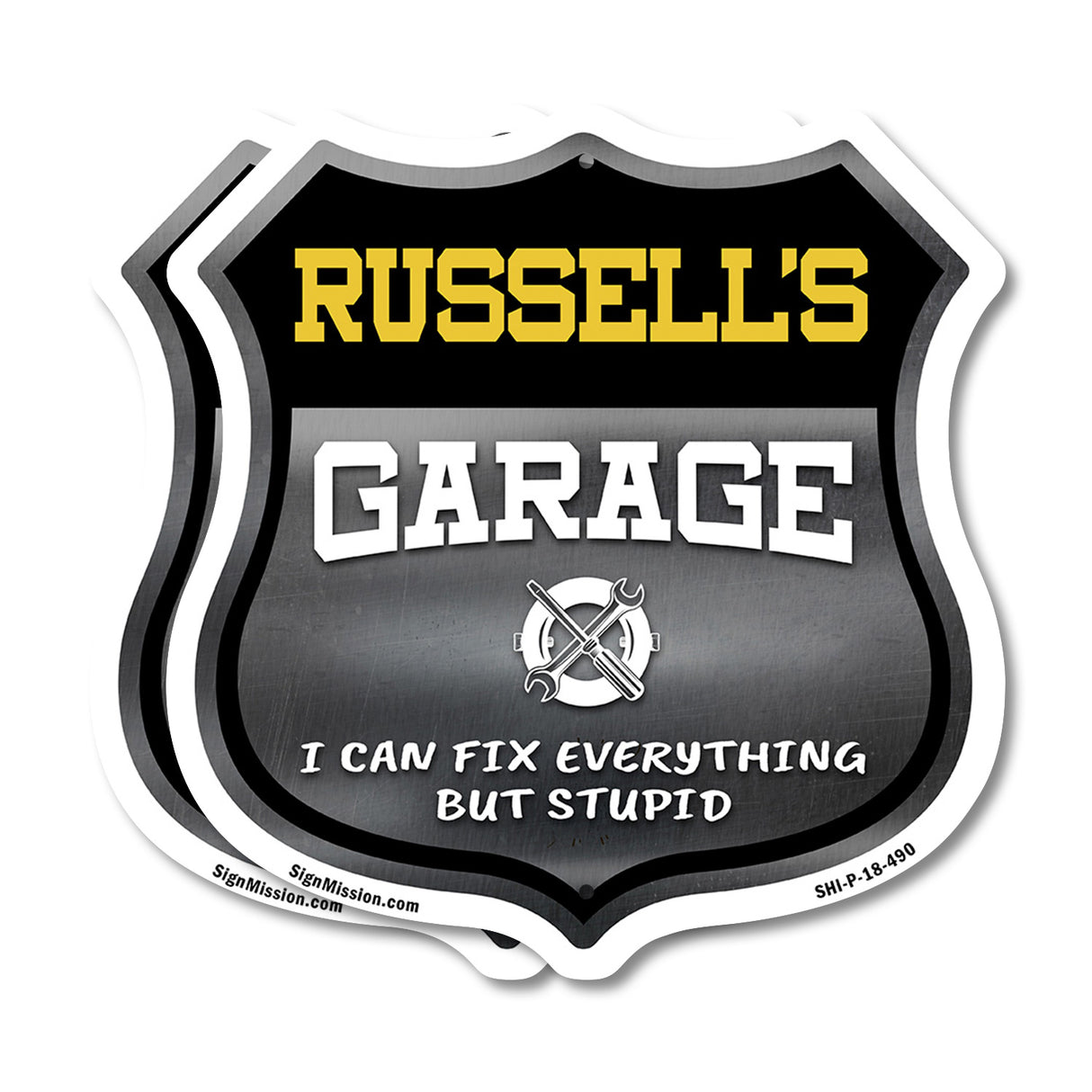 Russell's Garage I Can Fix Everything But Stupid