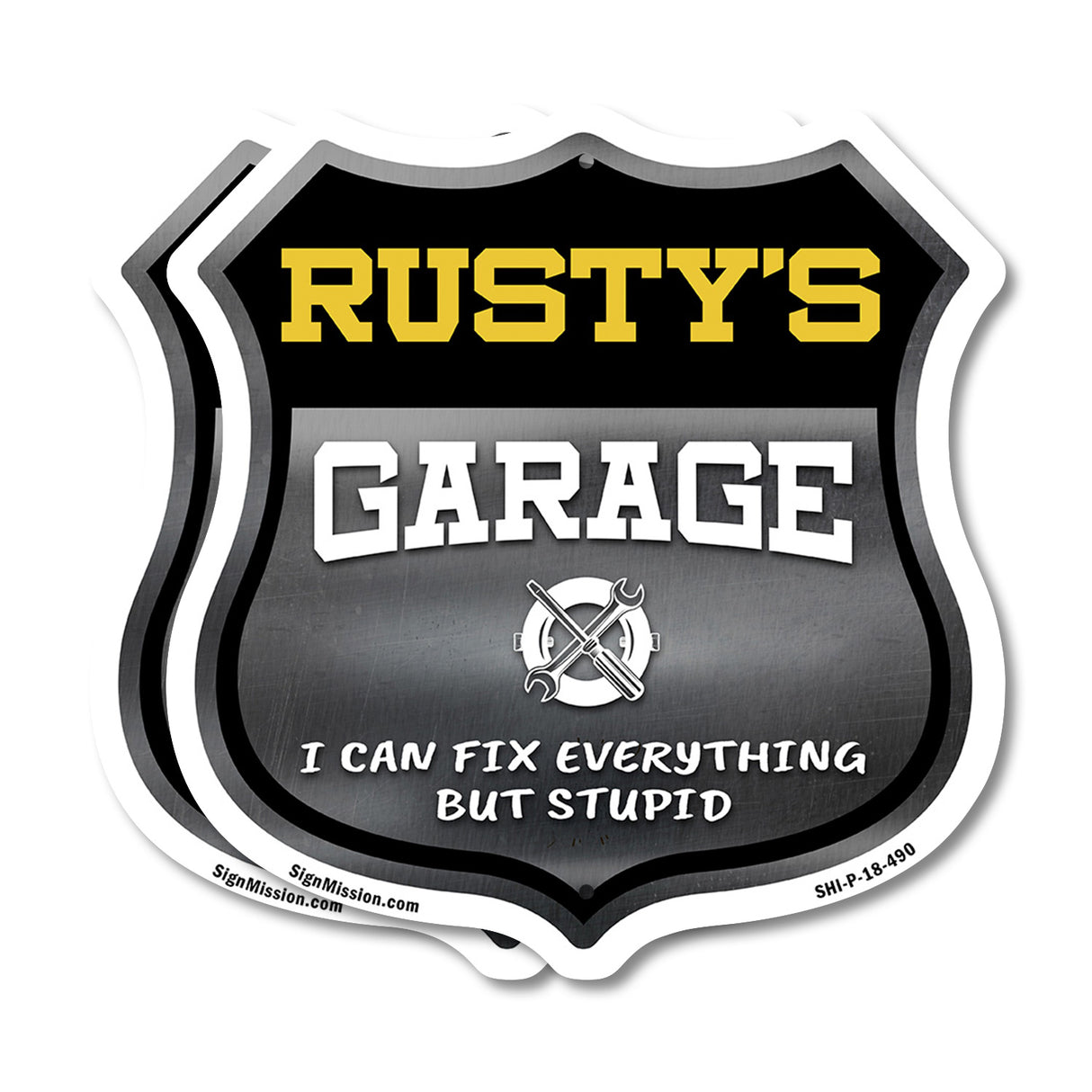 Rusty's Garage I Can Fix Everything But Stupid