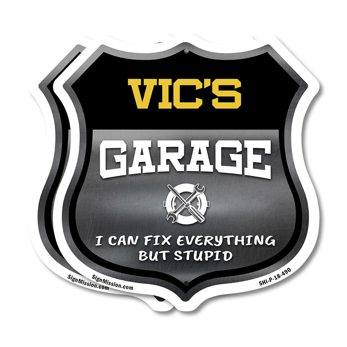 Vic's Garage I Can Fix Everything But Stupid
