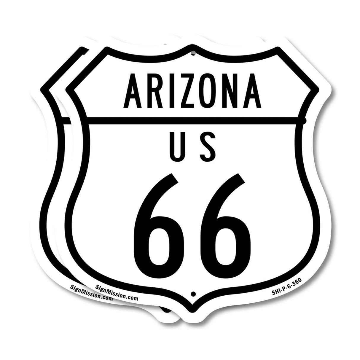 Arizona Route Marker Shield Sign Us 66