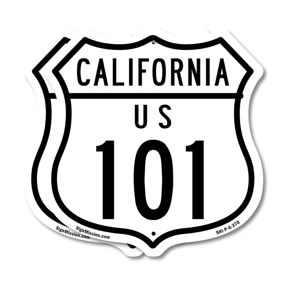 California Route Marker Shield Sign Us 101
