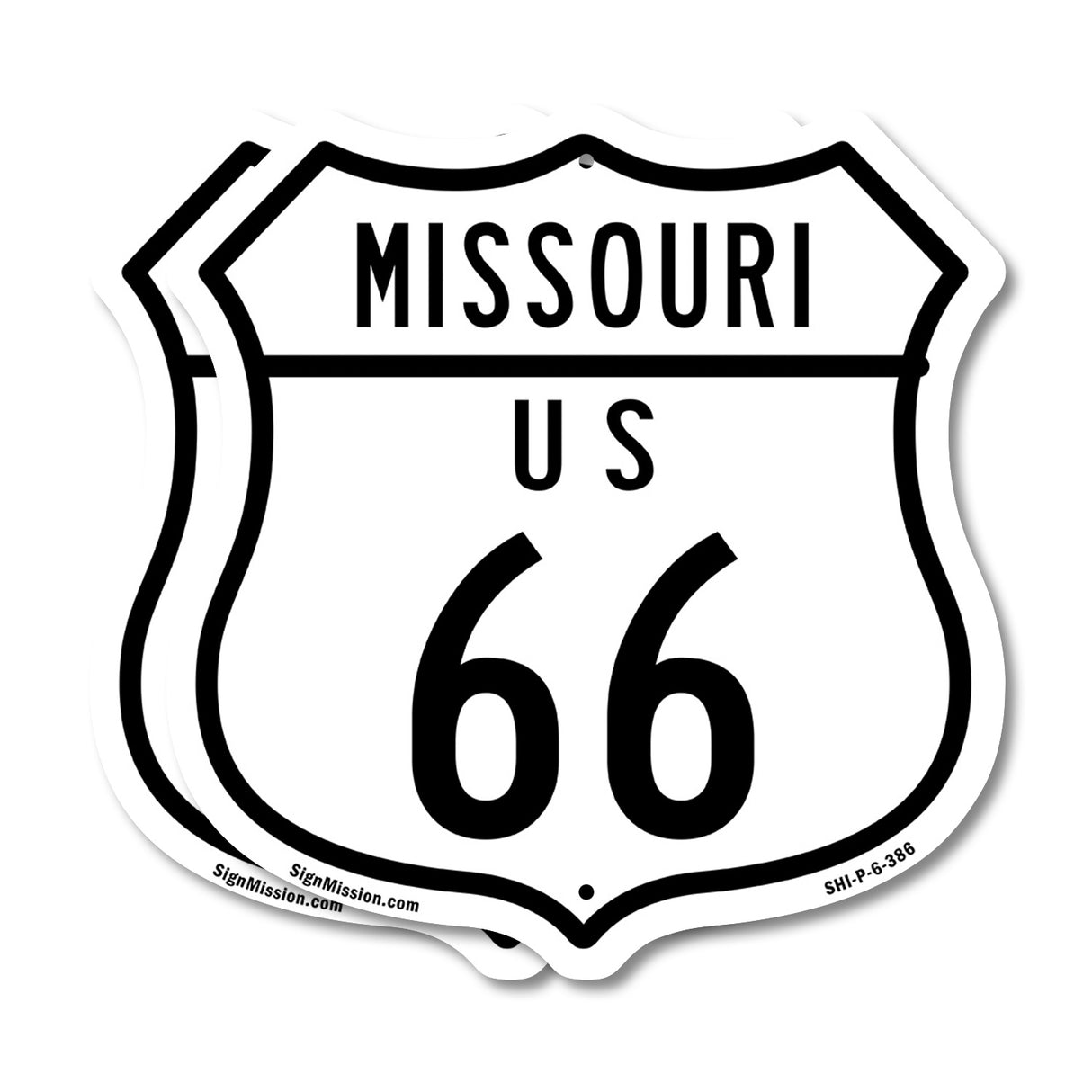 Missouri Route Marker Shield Sign Us 66