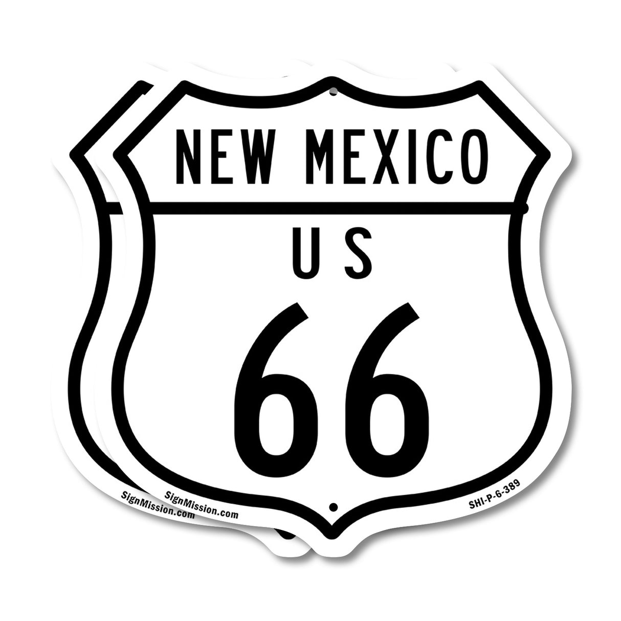 New Mexico Route Marker Shield Sign Us 66