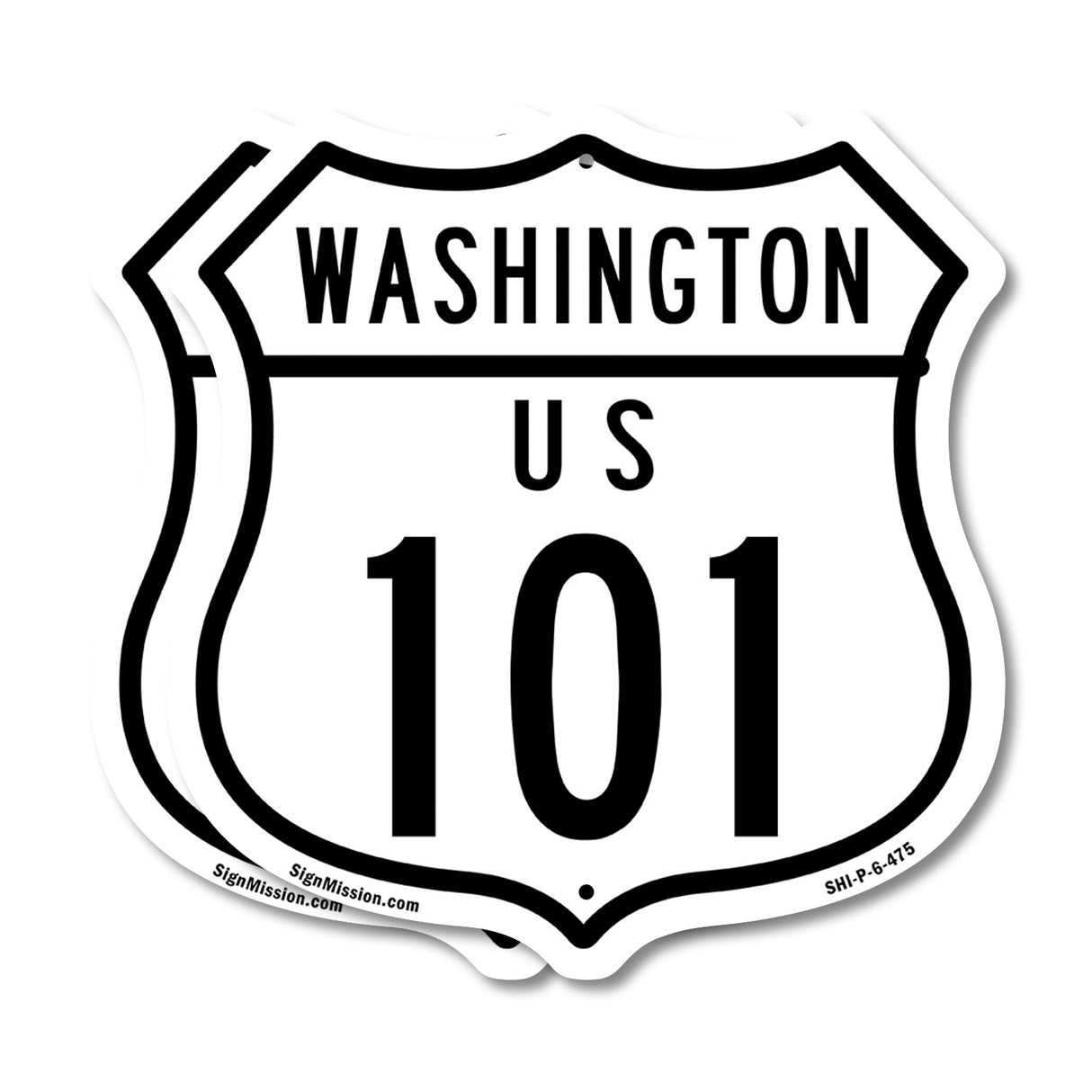 Washington Route Marker Shield Sign Us 101