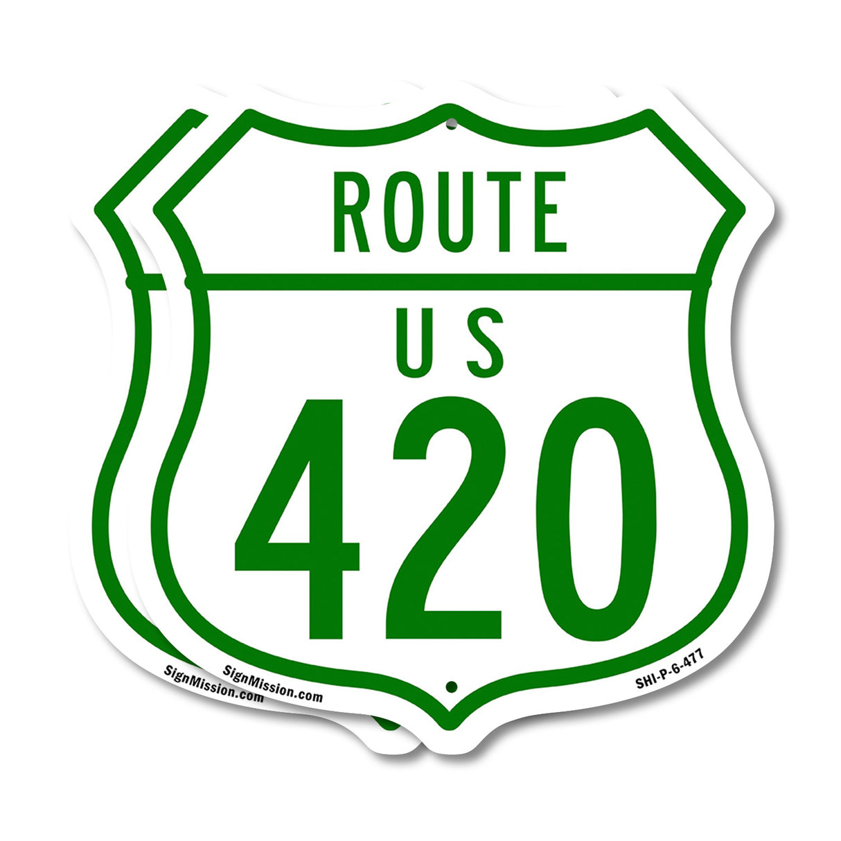 Route Marker Shield Sign Us 420