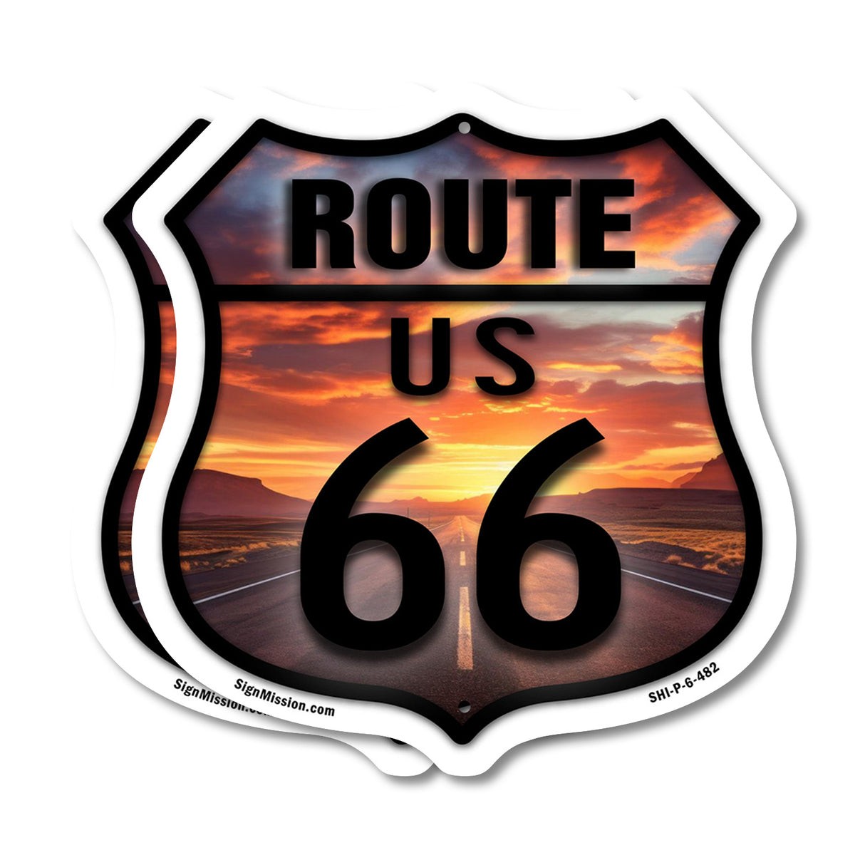 Route Us 66 Sunset