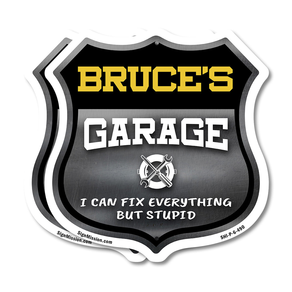 Bruce's Garage I Can Fix Everything But Stupid