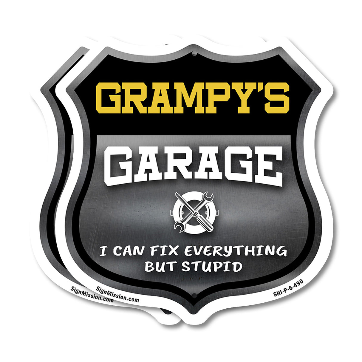Grampy's Garage I Can Fix Everything But Stupid