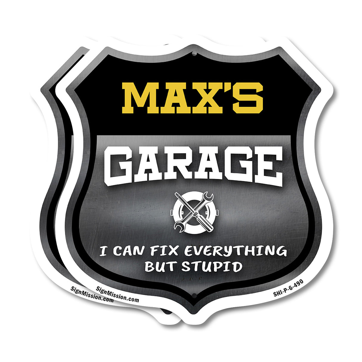 Max's Garage I Can Fix Everything But Stupid