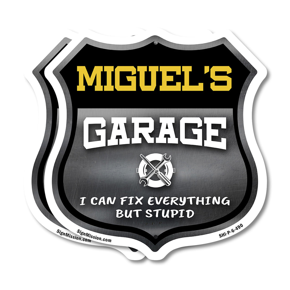 Miguel's Garage I Can Fix Everything But Stupid