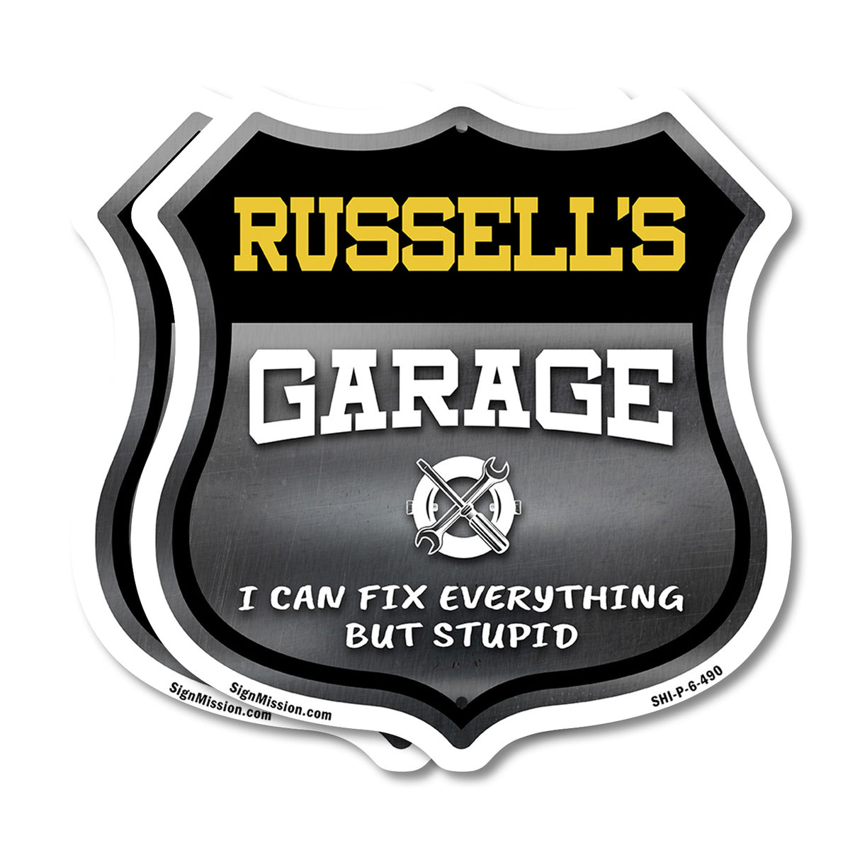 Russell's Garage I Can Fix Everything But Stupid