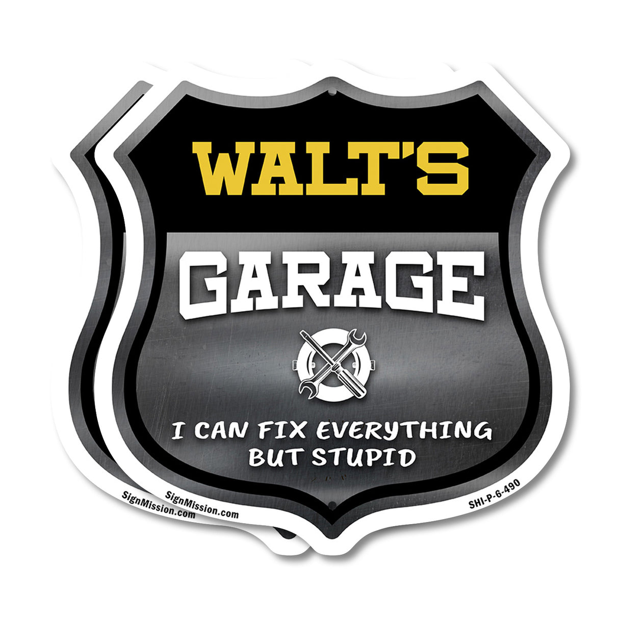 Walt's Garage I Can Fix Everything But Stupid