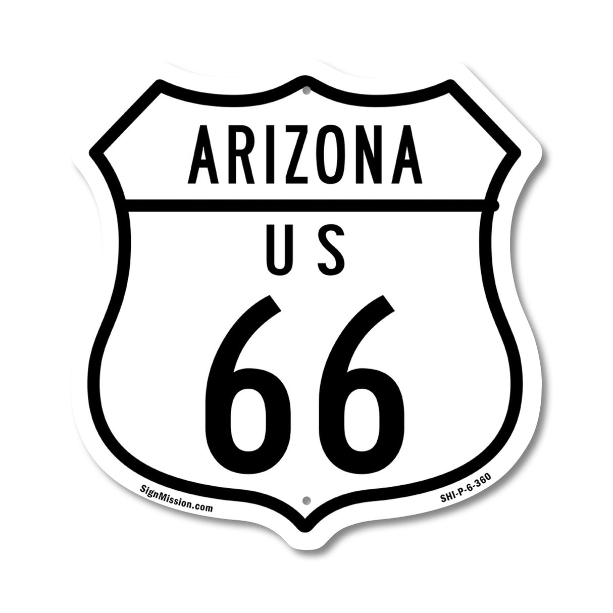 Arizona Route Marker Shield Sign Us 66