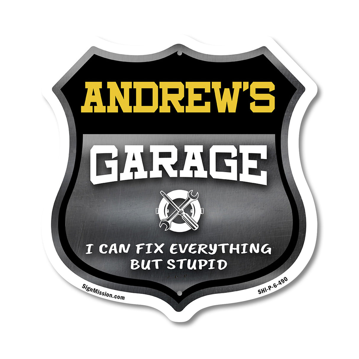 Andrew's Garage I Can Fix Everything But Stupid