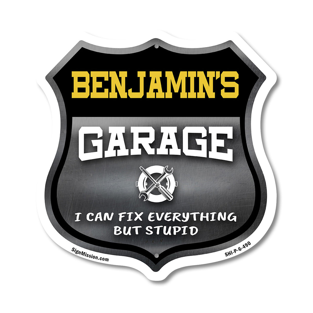 Benjamin's Garage I Can Fix Everything But Stupid