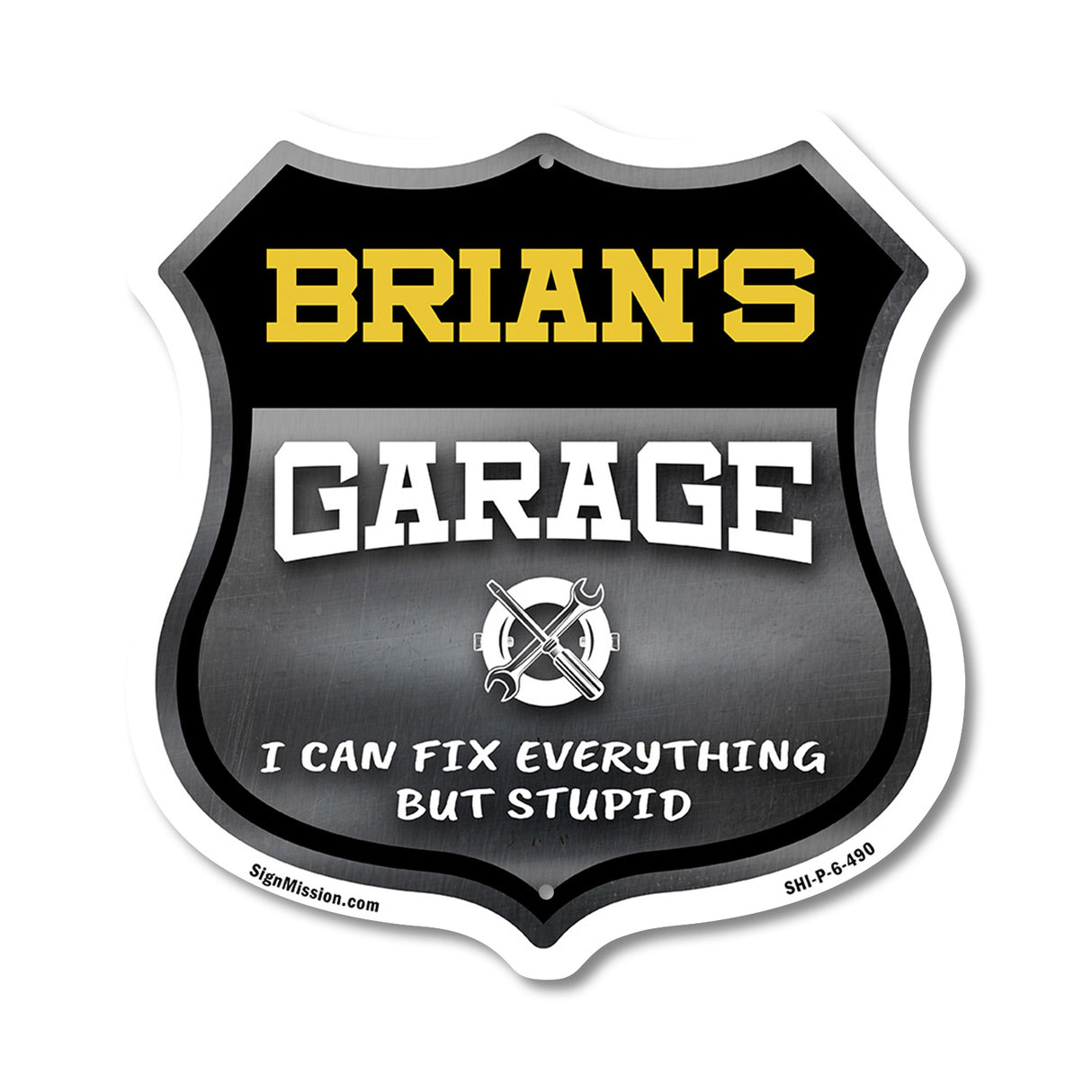 Brian's Garage I Can Fix Everything But Stupid