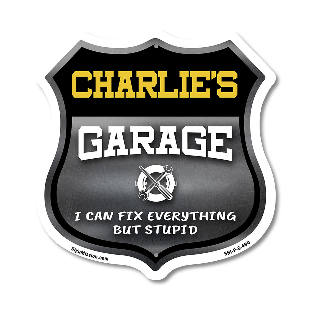 Charlie's Garage I Can Fix Everything But Stupid