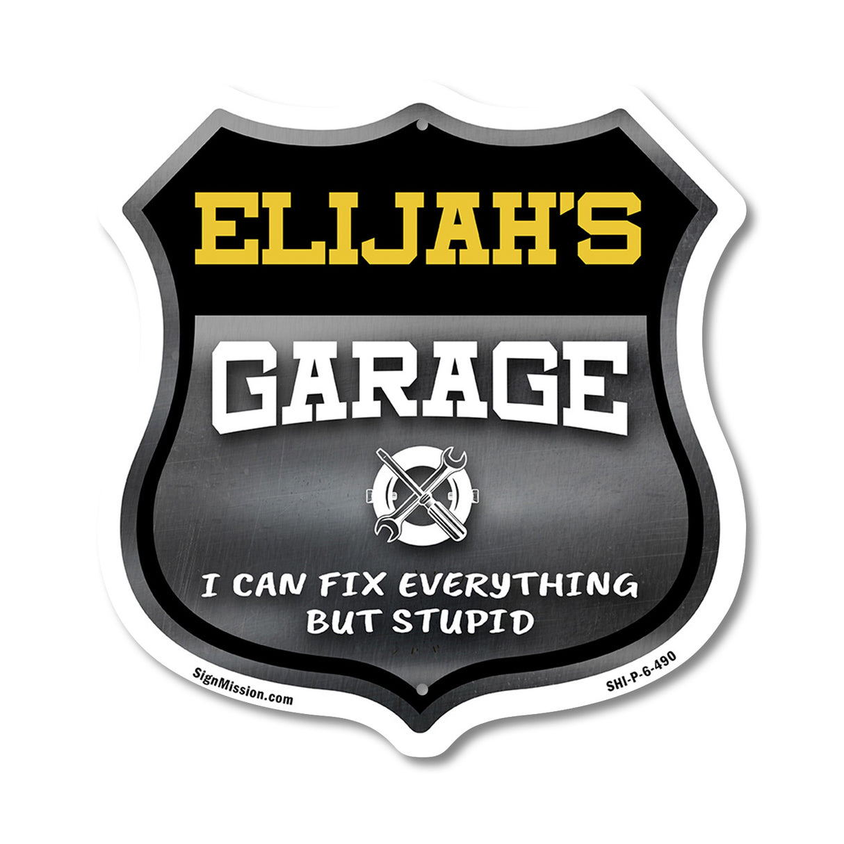 Elijah's Garage I Can Fix Everything But Stupid