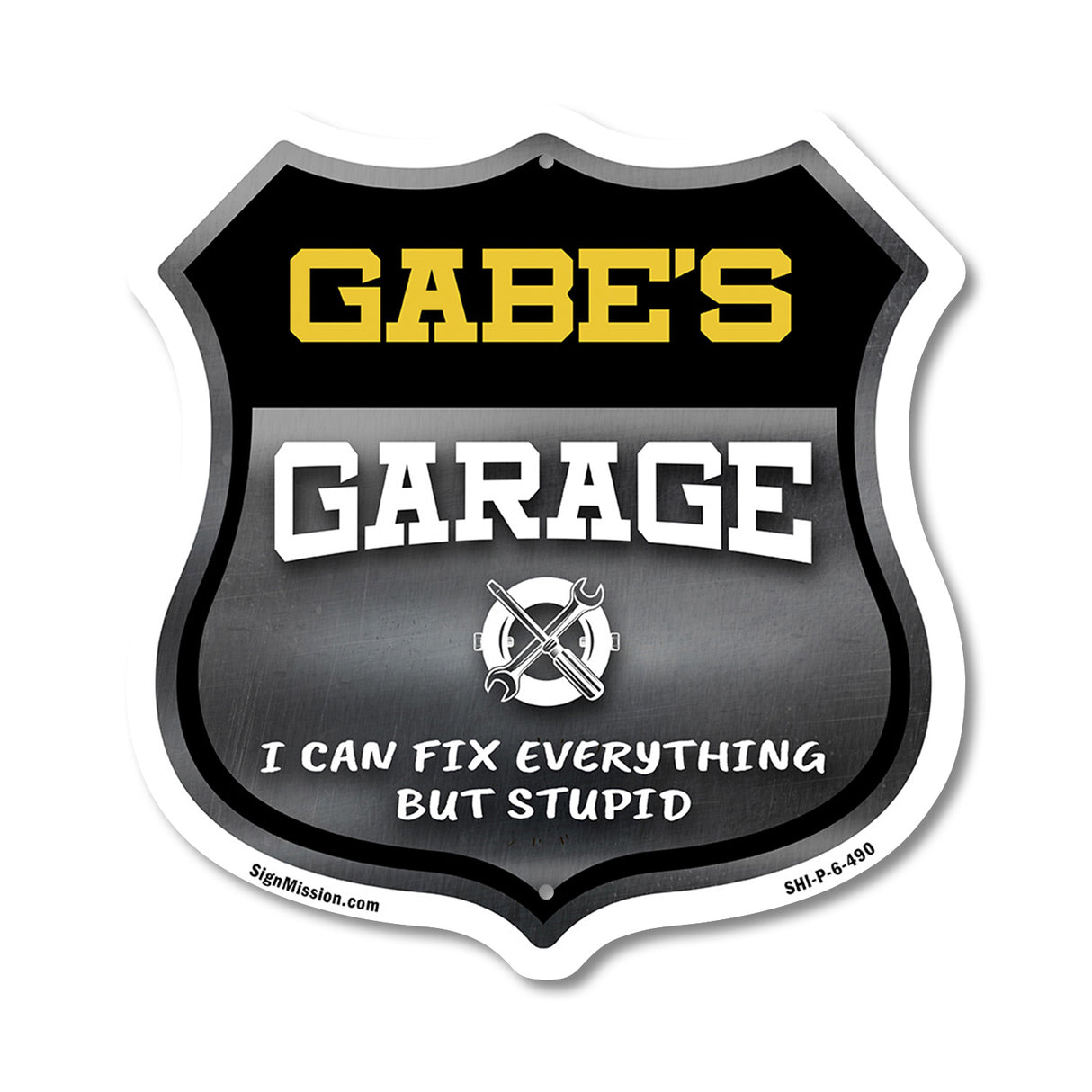 Gabe's Garage I Can Fix Everything But Stupid