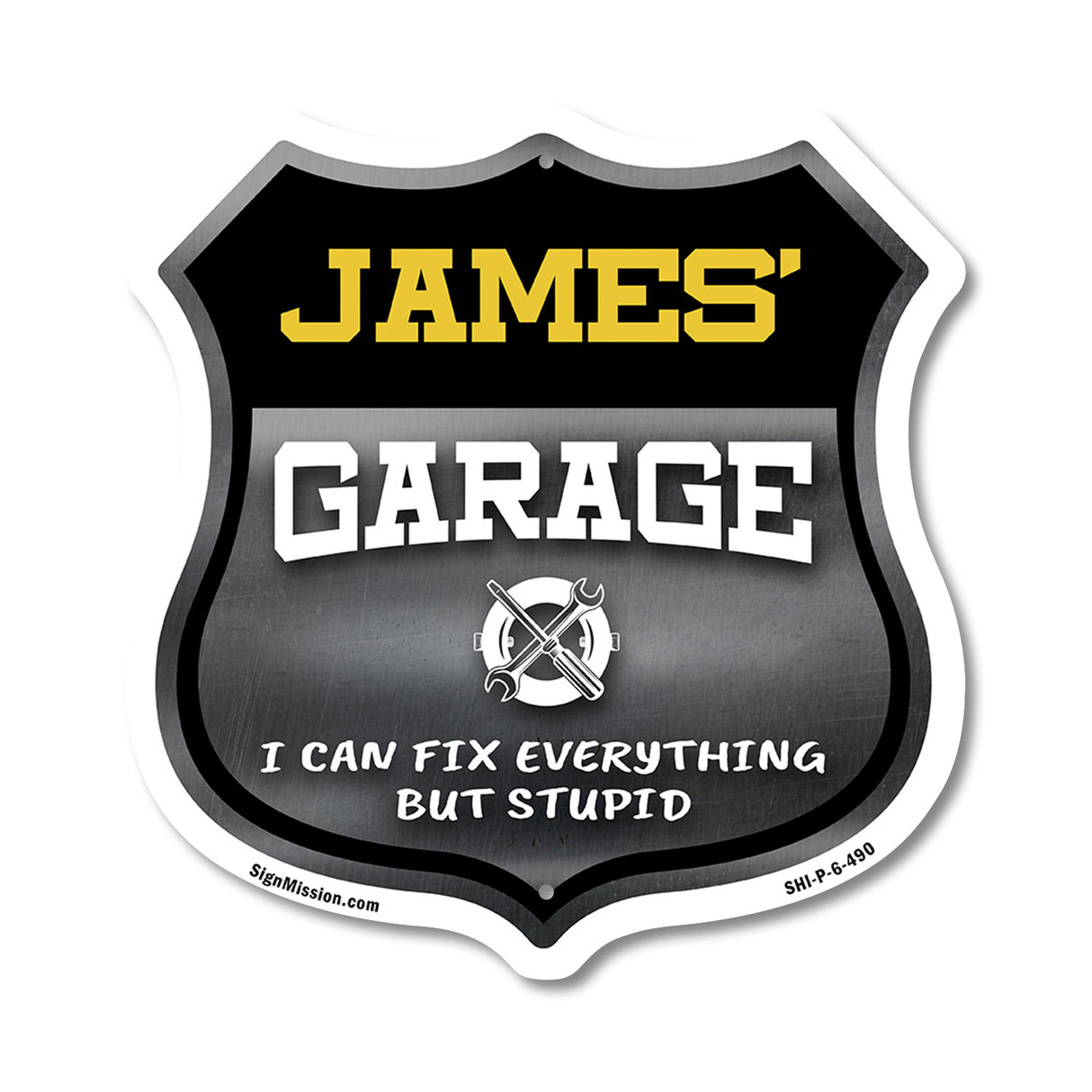 James's Garage I Can Fix Everything But Stupid