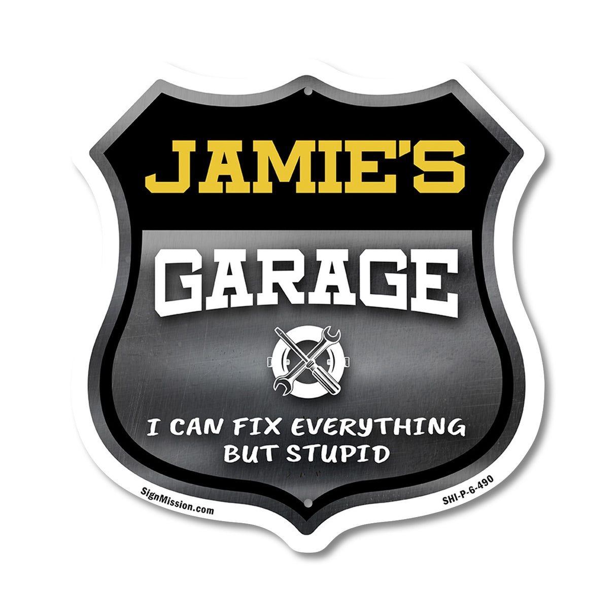 Jamie's Garage I Can Fix Everything But Stupid