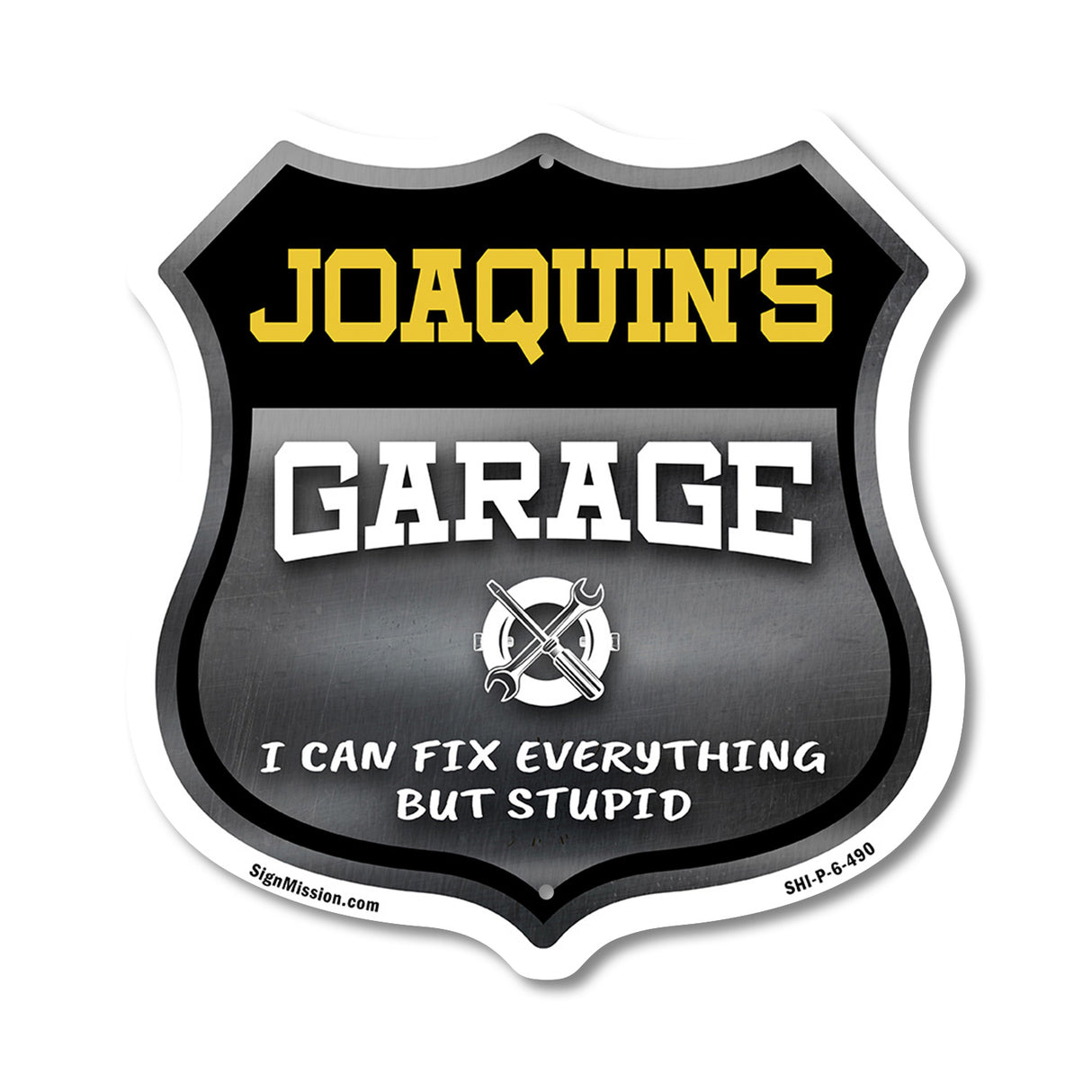 Joaquin's Garage I Can Fix Everything But Stupid