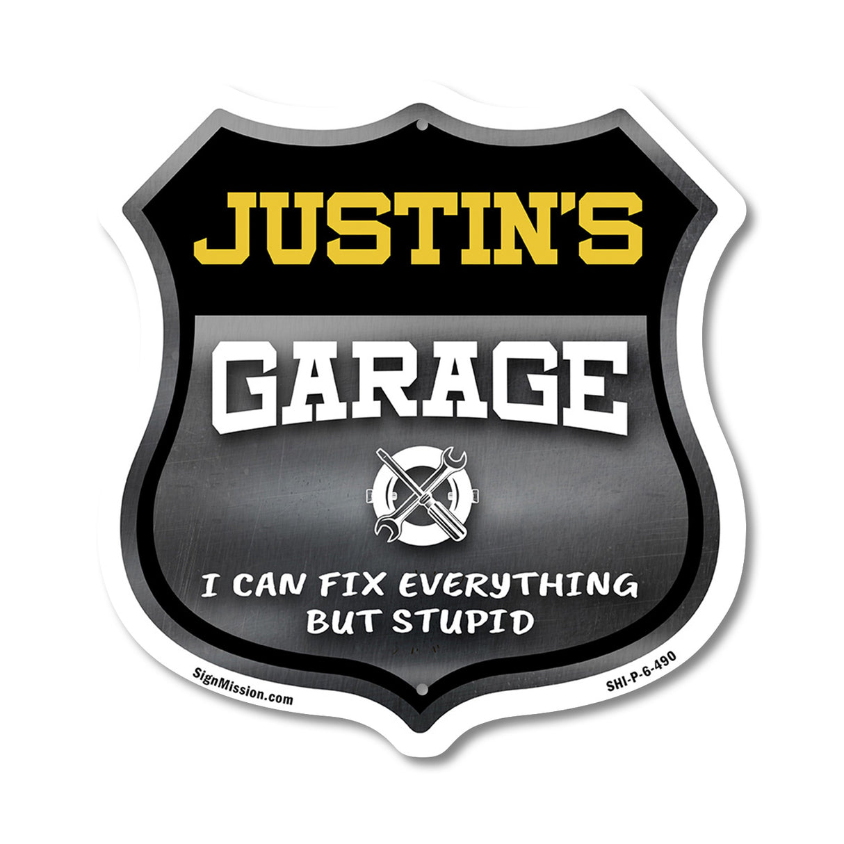 Justin's Garage I Can Fix Everything But Stupid