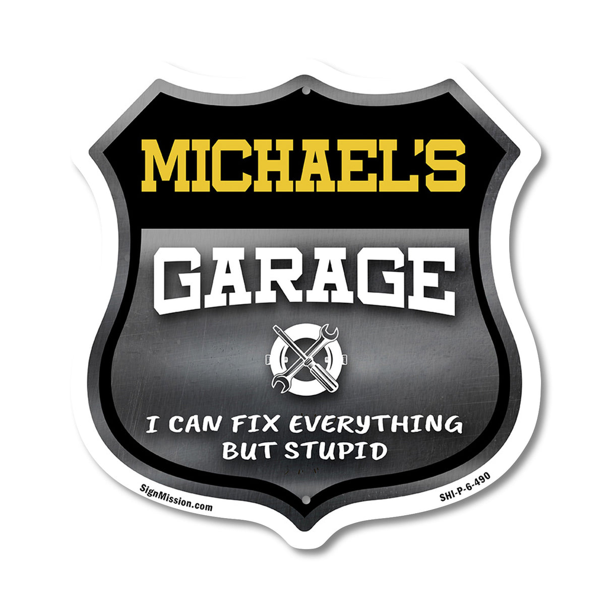 Michael's Garage I Can Fix Everything But Stupid