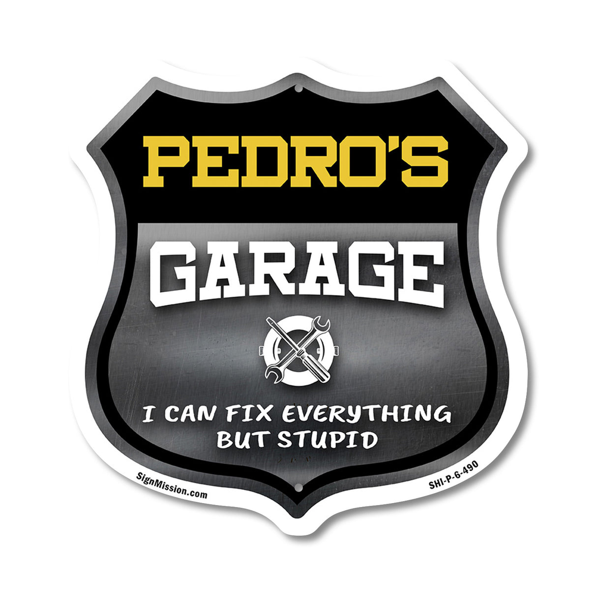 Pedro's Garage I Can Fix Everything But Stupid