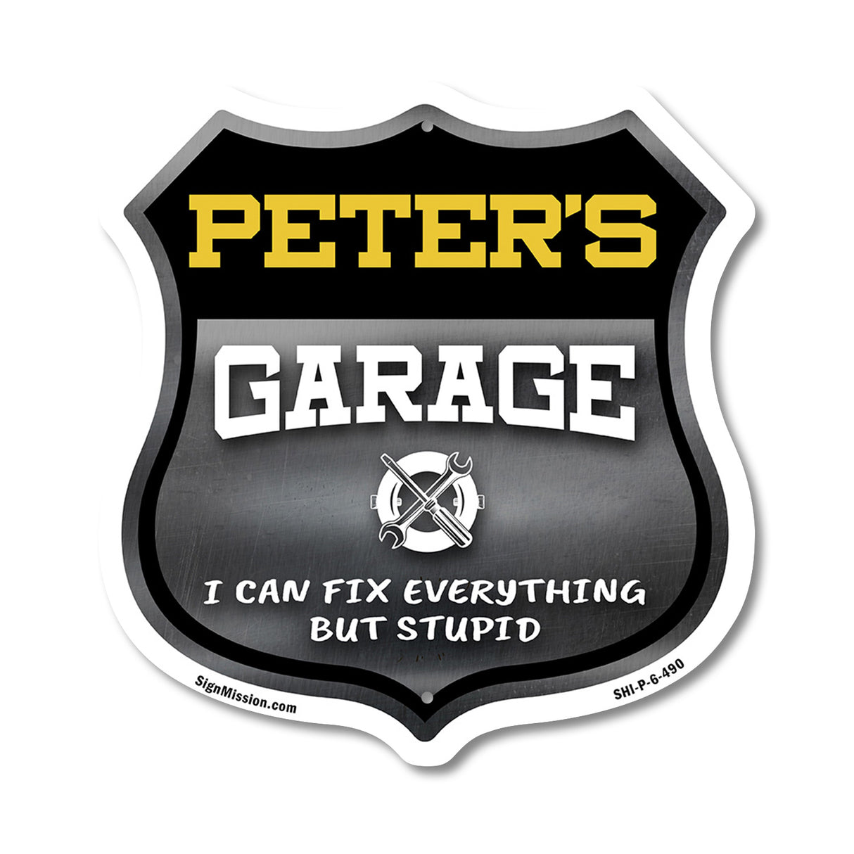 Peter's Garage I Can Fix Everything But Stupid