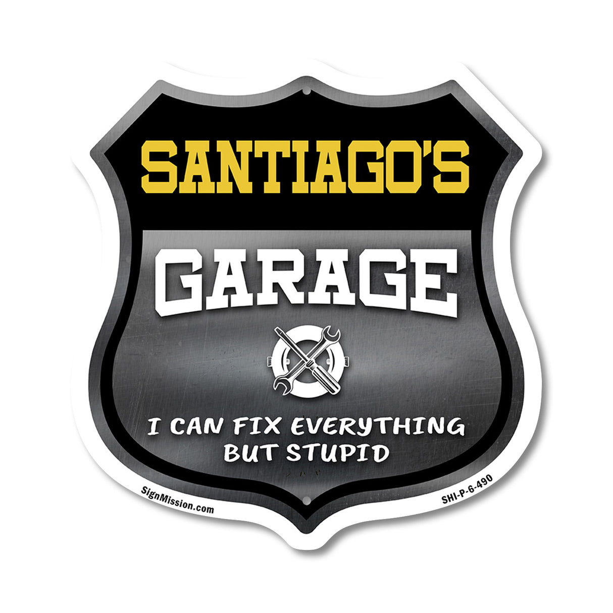 Santiago's Garage I Can Fix Everything But Stupid