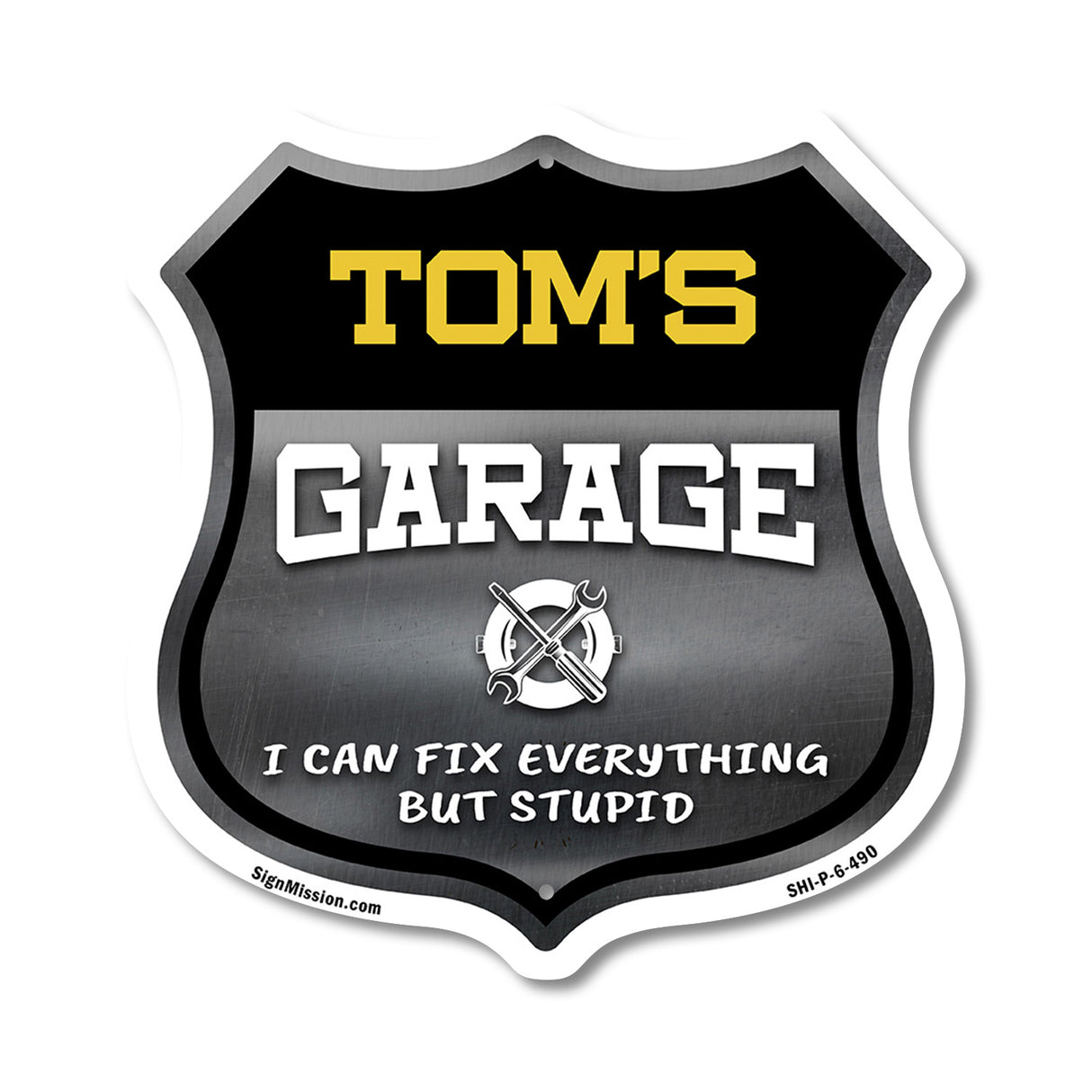 Tom's Garage I Can Fix Everything But Stupid