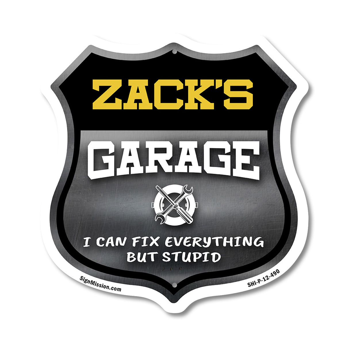 Zack's Garage I Can Fix Everything But Stupid