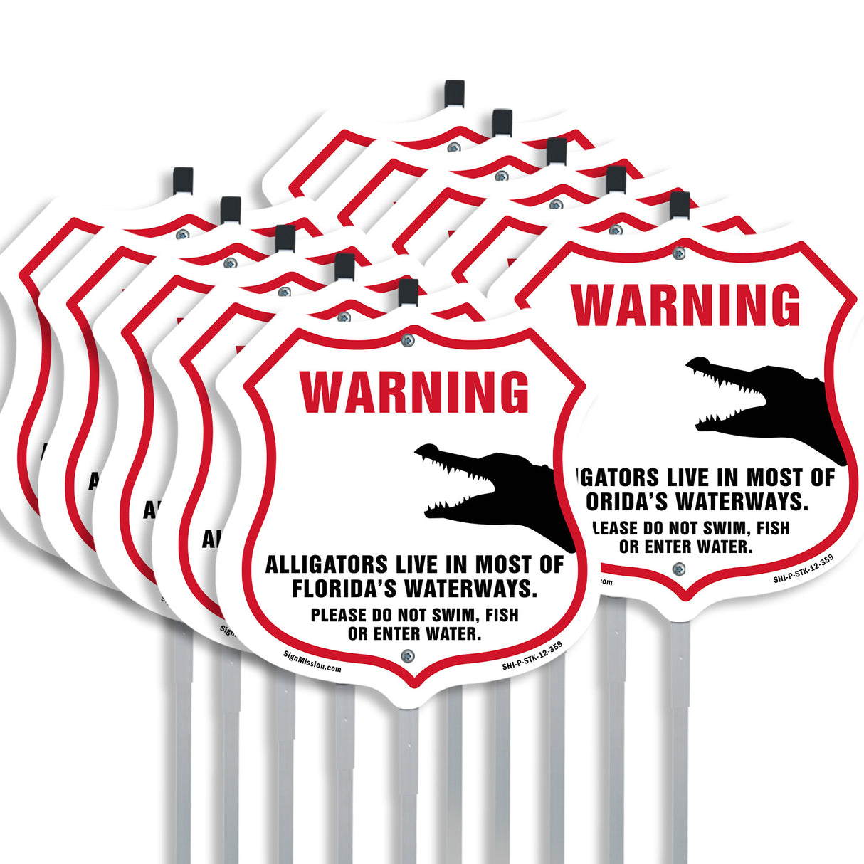 Alligator Warning Warning Alligators Live In Most Of Florida's Waterways. Please Do Not Swim Fish Or Enter Water