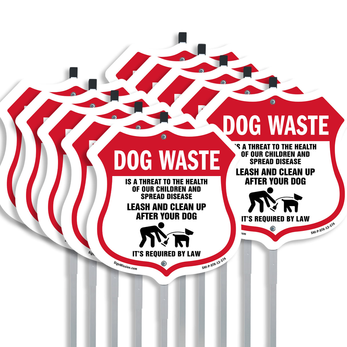 Dog Poop Dog Waste Is A Threat To The Health Of Our Children. Leash And Clean Up After Your Dog