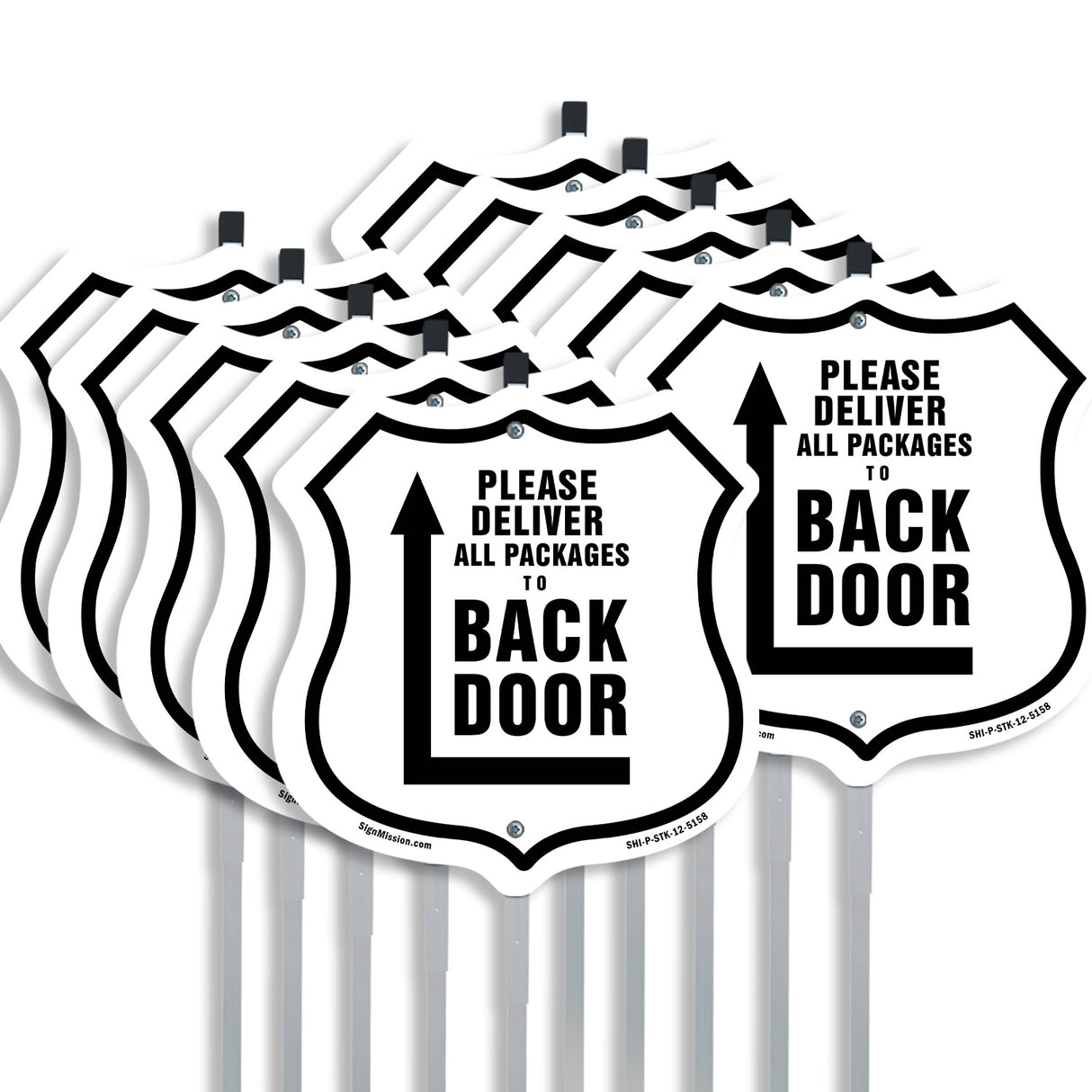 Please Deliver All Packages To Back Door Left