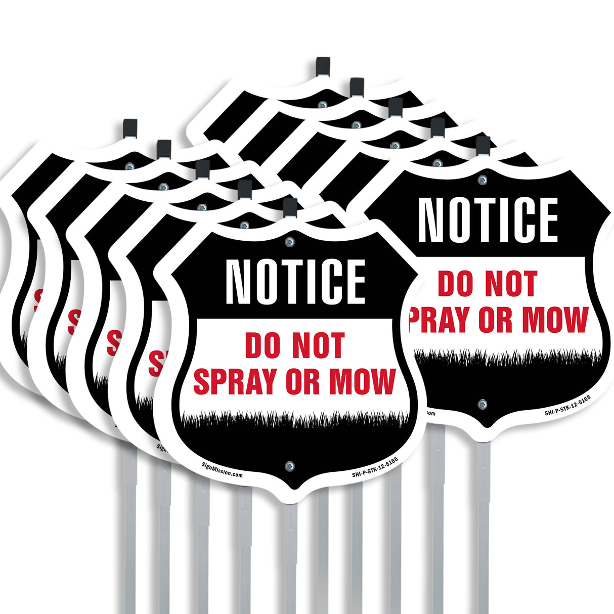 Warning Do Not Spray Or Mow