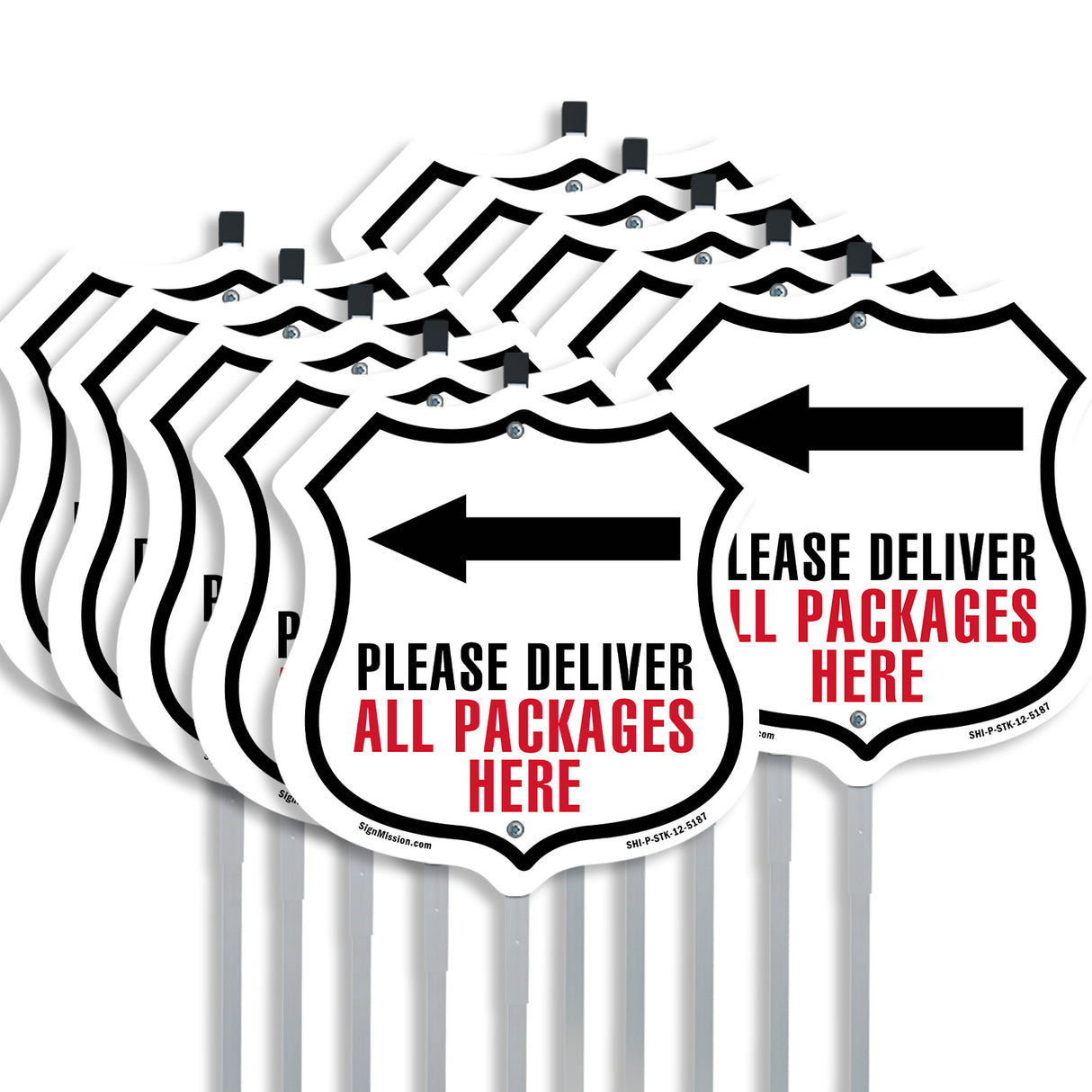 Please Deliver All Packages Here Left