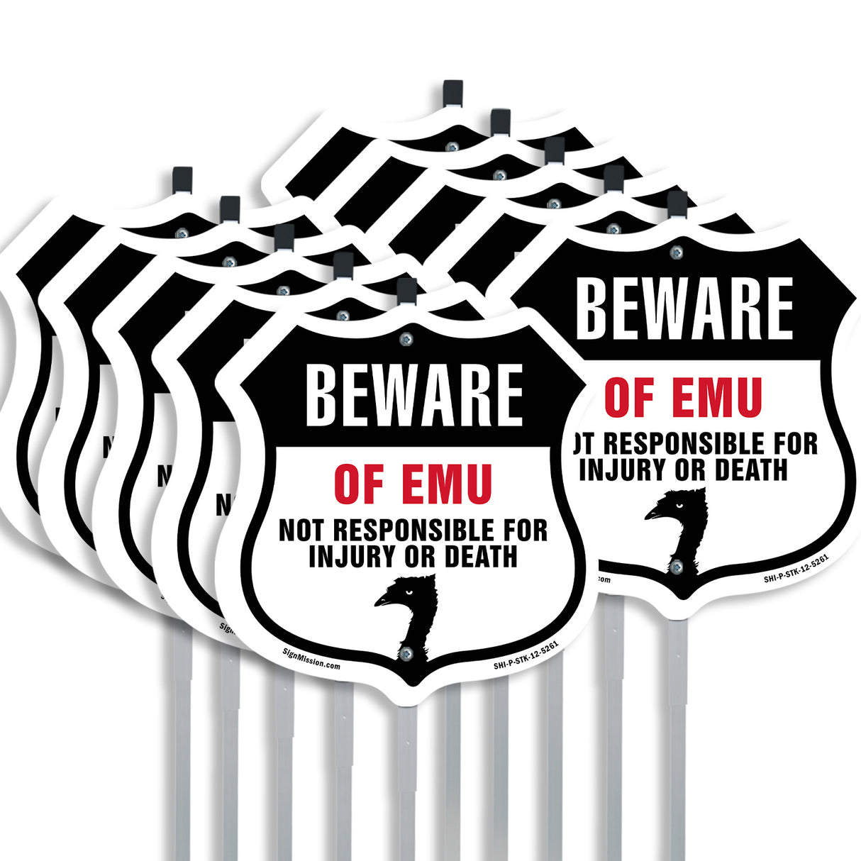 Beware Of Emus Not Responsible For Injury Or Death