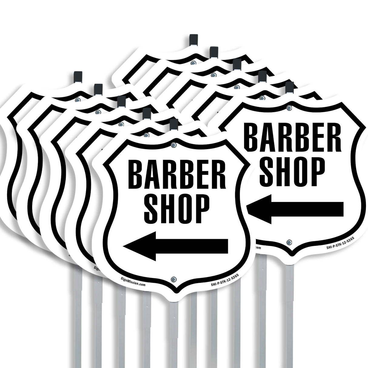 Barber Shop Left Arrow