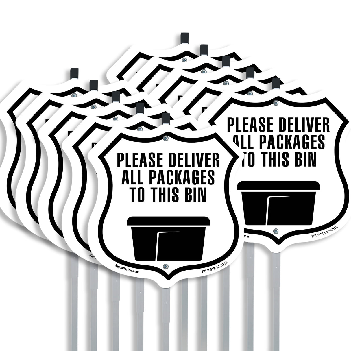 Please Deliver All Packages To This Bin