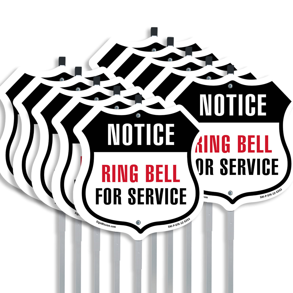 Notice Ring Bell For Service
