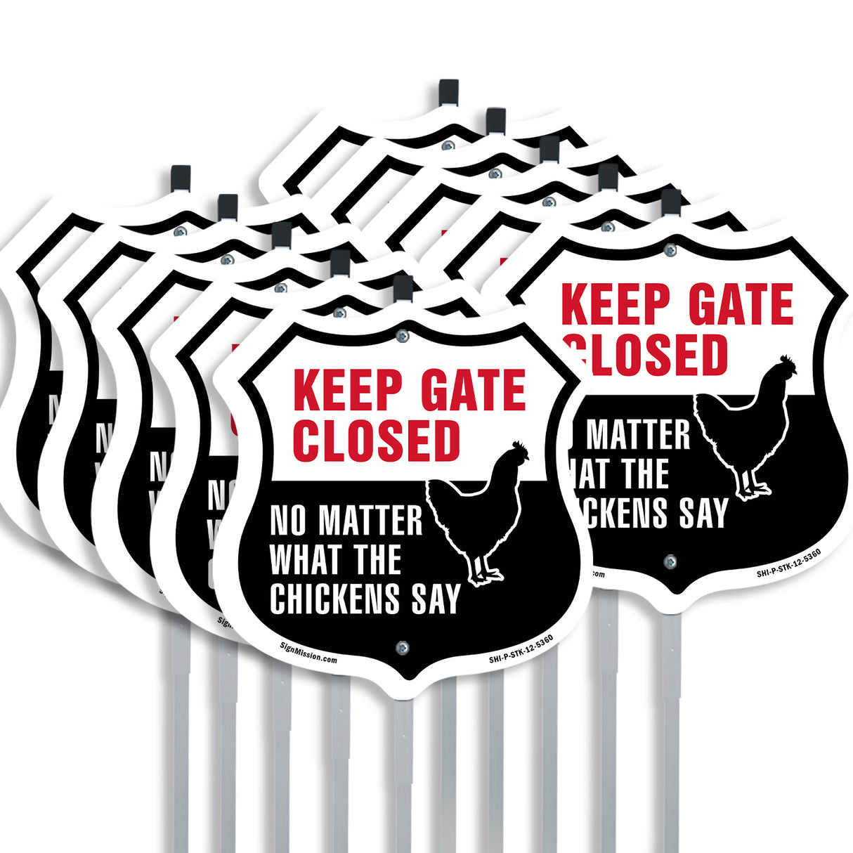 Keep Gate Closed No Matter What The Chickens Say