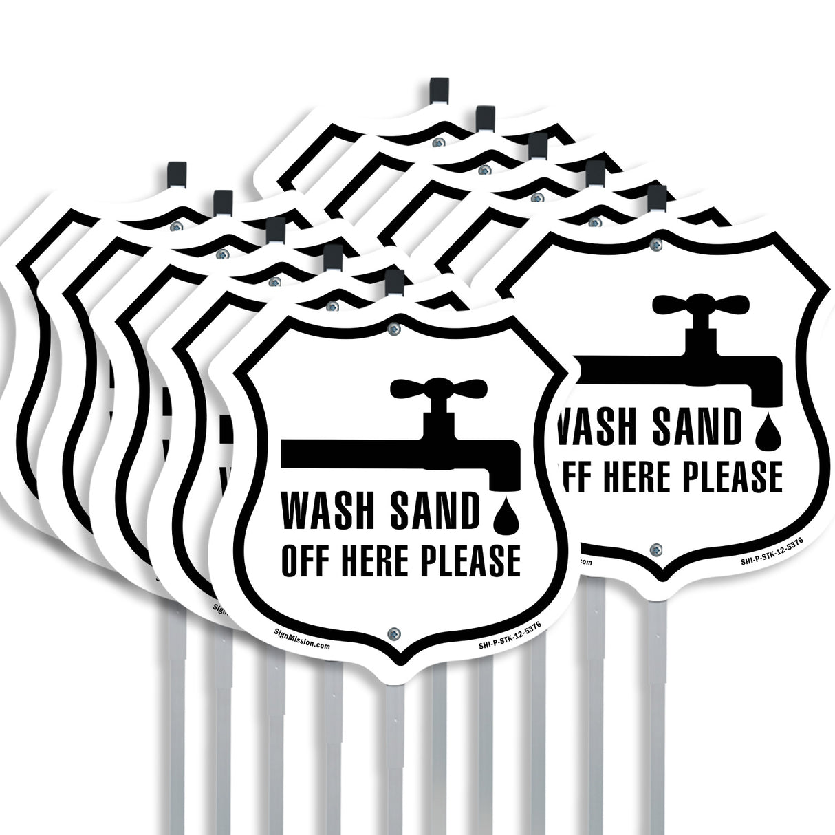 Wash Sand Off Here Please