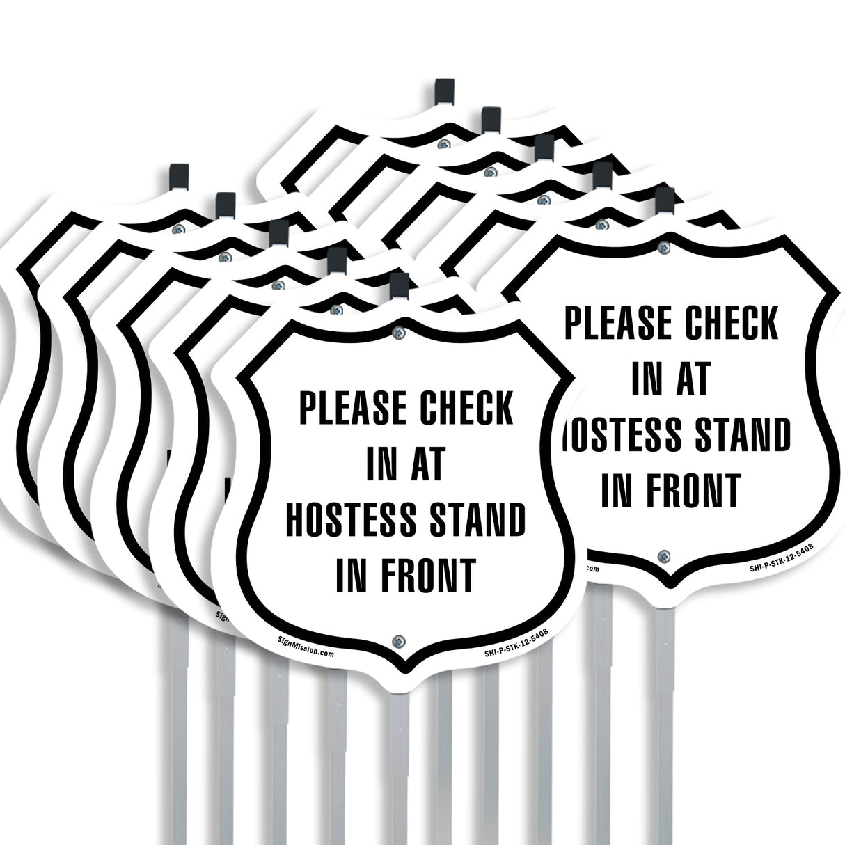 Please Check In At Hostess Stand At Front