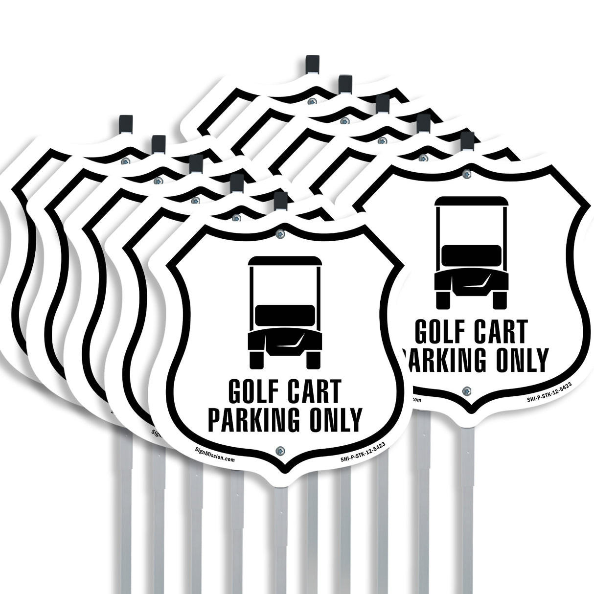 Golf Cart Parking Only